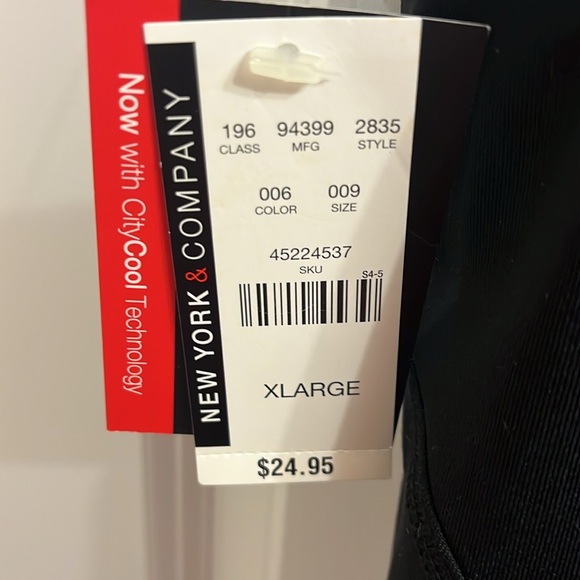 Inmotion In Motion Halter Tank Top Shirt black new Womens Size XL - Picture 4 of 6